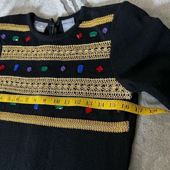 Vintage Liz Claiborne Women’s Long Sleeve Mini  Dress - Picture 9 of 13